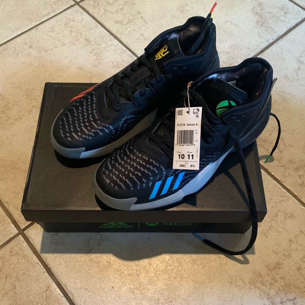Size 10 Adidas Xbox Donovan Mitchell Sneakers